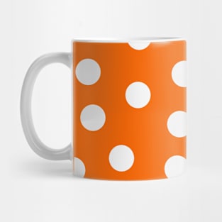 White Polka Dots Mug